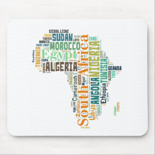 Mousepad África - Arte Word