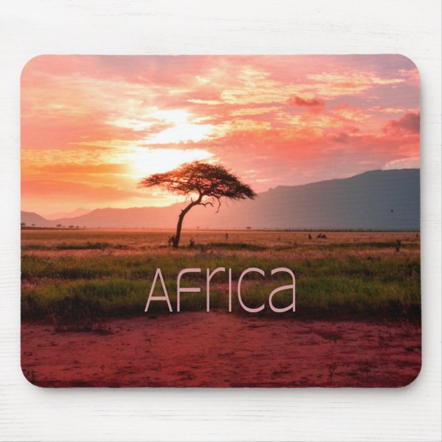 Mousepad África Sunset African (Frente)