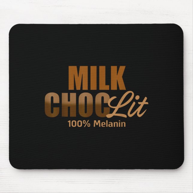 Mousepad African American Black Afro Women Milk Choc-lit 10 (Frente)
