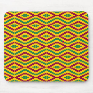 Mousepad African Kente, Happy Kwanzaa