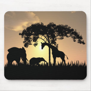 Mousepad africano do safari