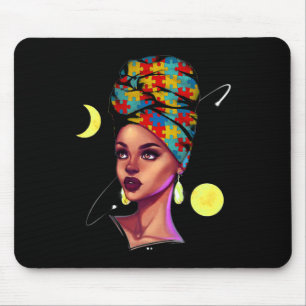 Mousepad Afro-Americano Orgulho Negro História Mês Autismo