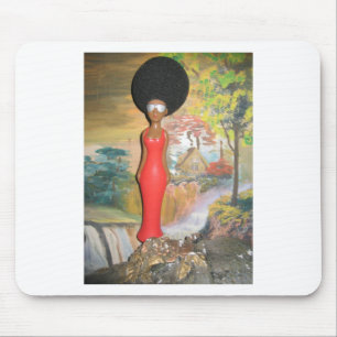 Mousepad Afro Glam: Uma Beleza Eterno