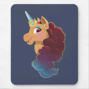 Mousepad Afro Unicorn   Divine o Unicórnio