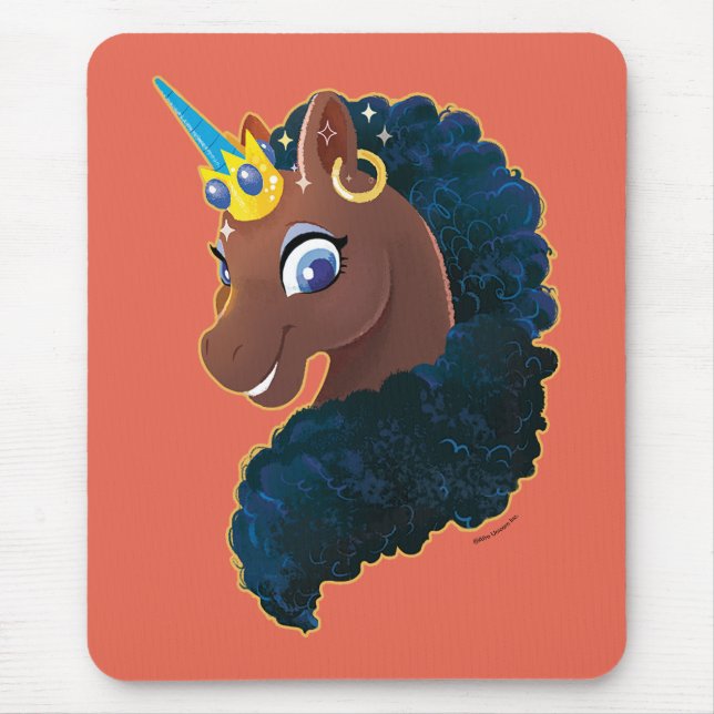 Mousepad Afro Unicorn | Magia (Frente)