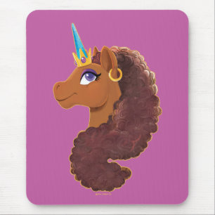 Mousepad Afro Unicorn   Único