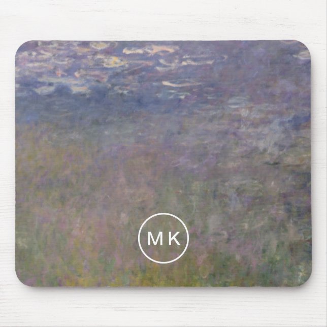 Mousepad Agapanthus dos lírios de água de Claude Monet | (Frente)