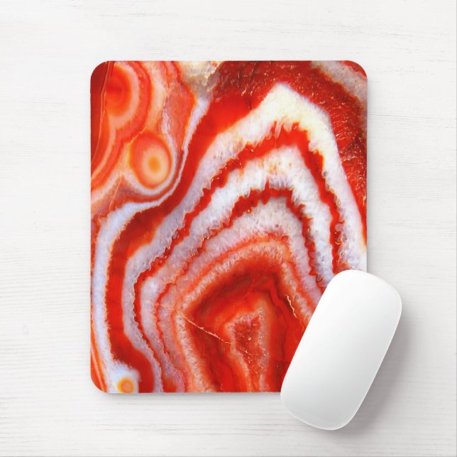 Mousepad Ágata de Laranja de Outono. (Com mouse)