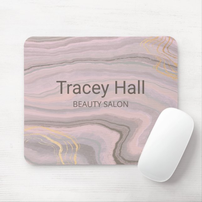Mousepad Ágata terrosa roxa rosa (Com mouse)