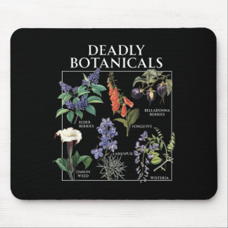 Mousepad Agência Governamental Botânicos Herbologia Flor