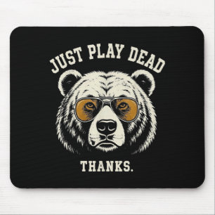 Mousepad Agência Governamental Brincando Obrigado Engraçado