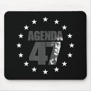 Mousepad Agenda 47 Campanha Patriótica de Reeleição de Trum