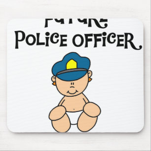 Mousepad Agente da polícia do futuro do bebê