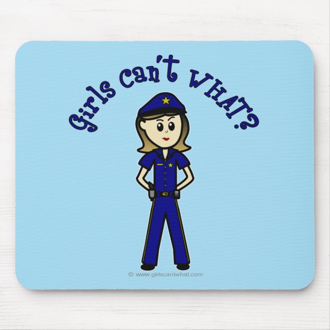Mousepad Agente de Polícia de Luz (Frente)