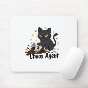 Mousepad Agente do Caos Gato Preto