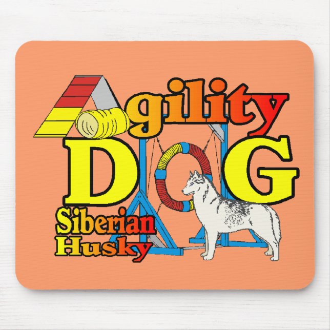 Mousepad Agilidade Siberiana Husky (Frente)