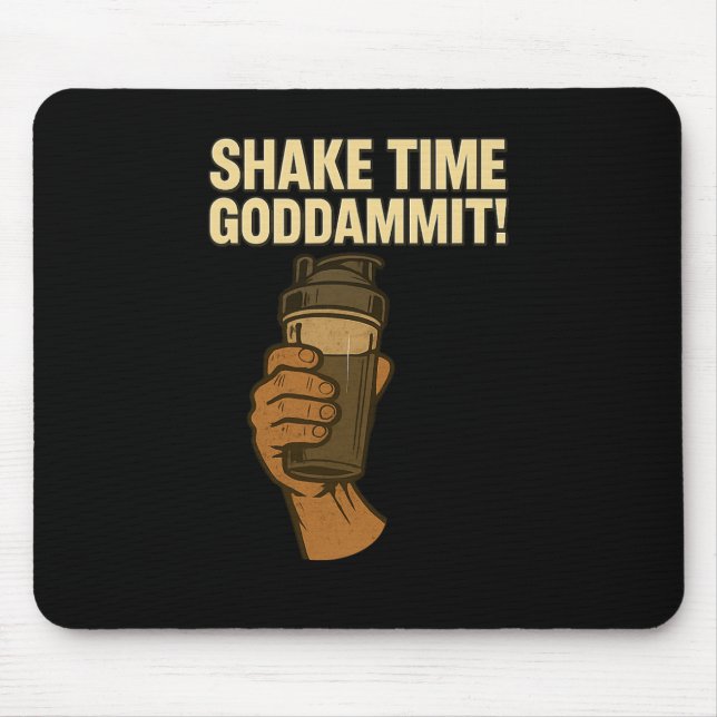 Mousepad Agitar - Engraçado Funny Bodybuilding Gym - Protei (Frente)