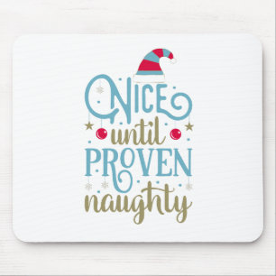Mousepad Agradável até o Natal impertinente provado