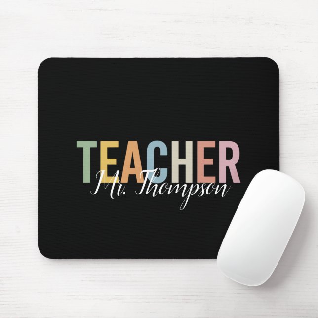 Mousepad Agradecimento Personalizado ao Professor Volta às  (Com mouse)