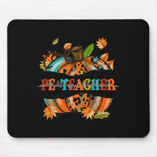Mousepad Agradeço ao professor Pumpkin Autum. (Frente)