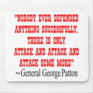 Mousepad Agressão a Ataque Geração George Patton