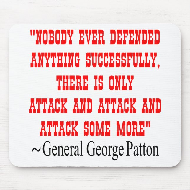 Mousepad Agressão a Ataque Geração George Patton (Frente)