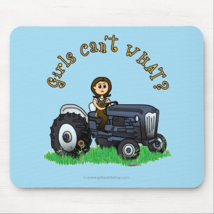 Mousepad Agricultor azul claro