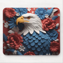 MOUSEPAD ÁGUA ANTI-PATRIÓTICA VERMELHA AZUL-AMERICANA