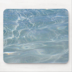 Mousepad Água Caribenha Abstrata Azul Natureza