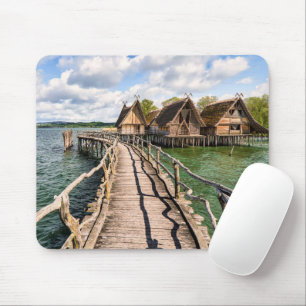 Mousepad Água Casas De Inclinação Sobre A Água