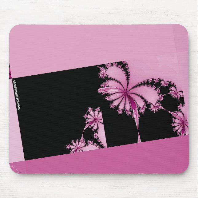 Mousepad Água de rosas do Jardim Fractal (Frente)