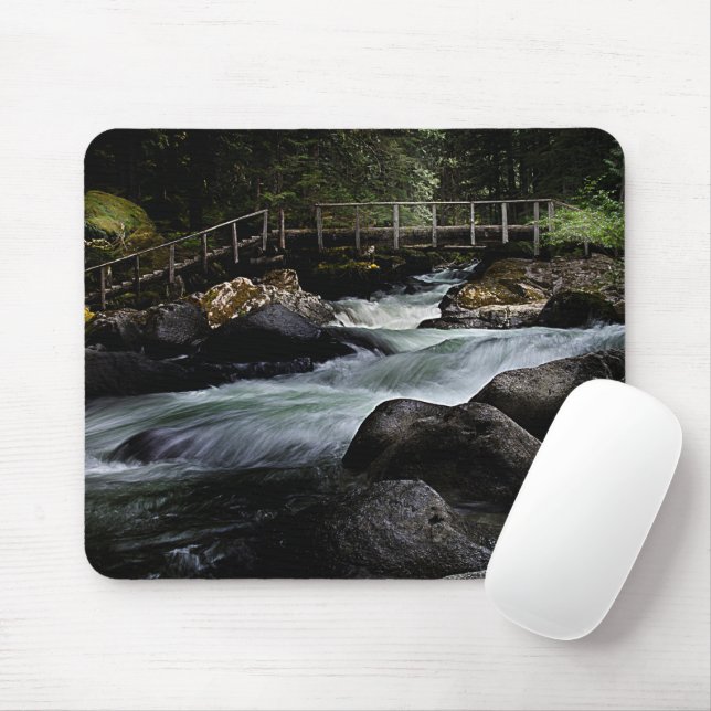 Mousepad Água debaixo da ponte (Com mouse)