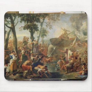 Mousepad Água do desenho de Moses da rocha (óleo em canva