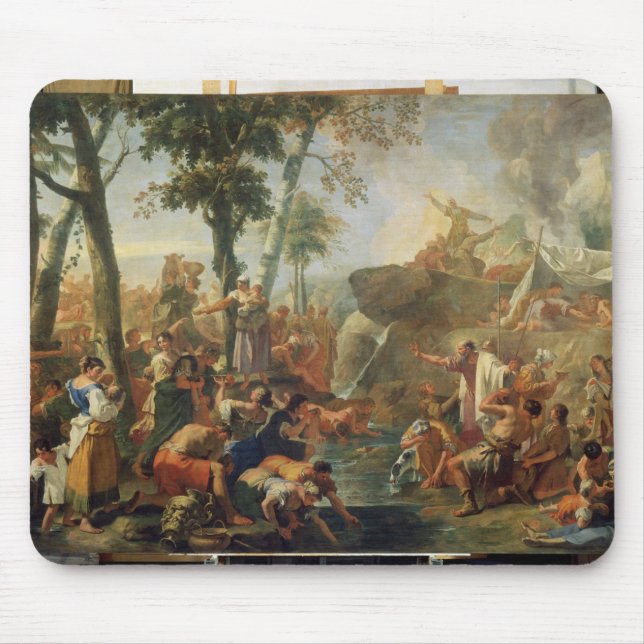 Mousepad Água do desenho de Moses da rocha (óleo em canvas) (Frente)