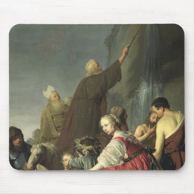 Mousepad Água impressionante de Moses da rocha (Frente)