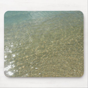 Mousepad Água na Praia I Fotografia Abstrata da Natureza