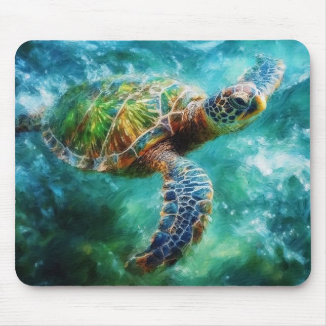 Mousepad Água Nadar Turla (Frente)