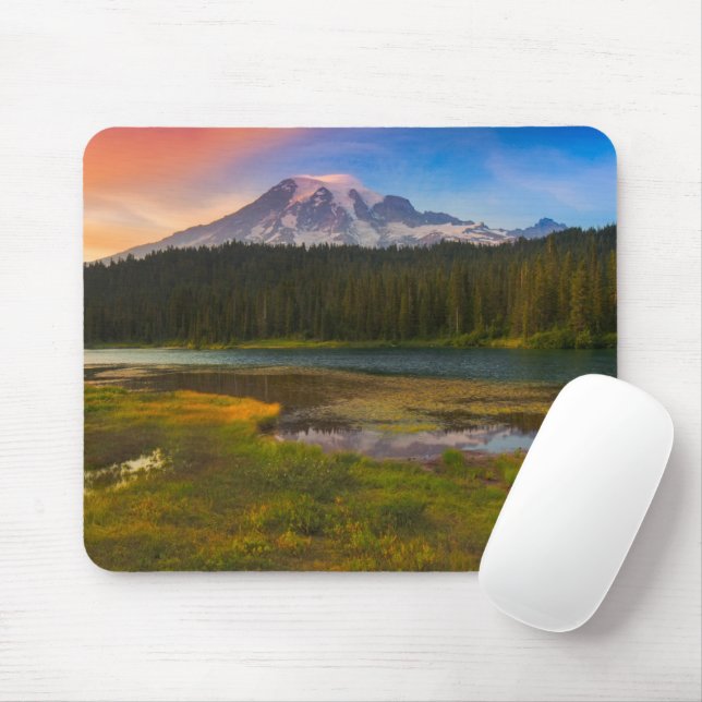 Mousepad Água | Parque Nacional do Mt. Rainier, Washington (Com mouse)