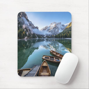 Mousepad Água Pragser Wildsee Dolomites Itália