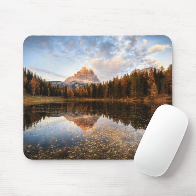 Mousepad Água | Tre Cime Di Lavaredo Itália (Com mouse)