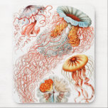 Mousepad Água-viva, Disco de Ernst Haeckel<br><div class="desc">Água-viva, Disco Scheibenquallen por Ernst Haeckel Mouse Pad</div>