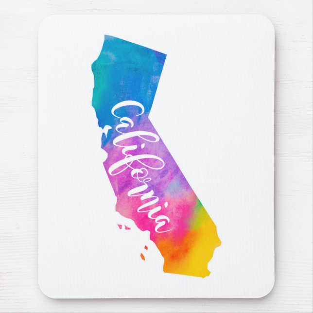 Mousepad Aguarela Califórnia (Frente)