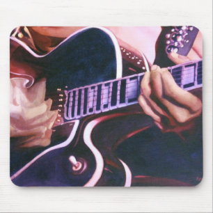Mousepad Aguarela do guitarrista do "virtuoso"