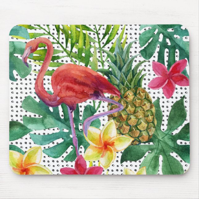 Mousepad Aguarela tropical (Frente)