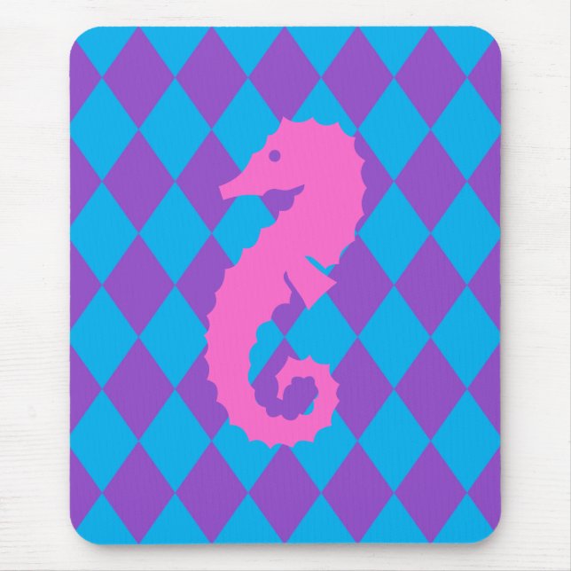 Mousepad Águas e diamantes roxos (Frente)