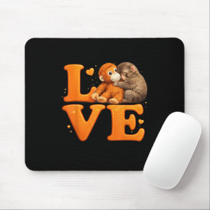 Mousepad Aguente Fimose Macaco Bonito Bebê Macaco 