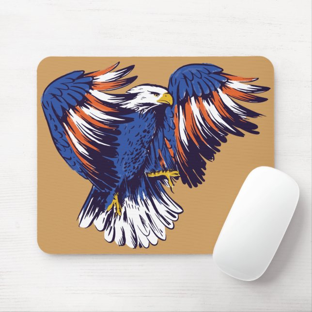 Mousepad Águia Americana (Com mouse)