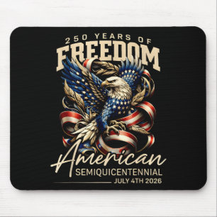 Mousepad Águia Americana Arte 250 Anos de Liberdade