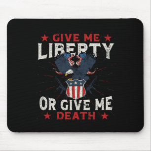 Mousepad Águia Americana Dê Liberdade Ou Dê Governo