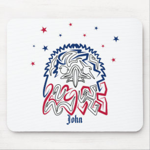 Mousepad Águia Americana do Dia da Independência